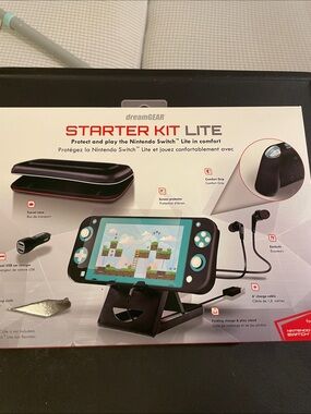 Nintendo Starter Kit Lite Case and Accessories - Black